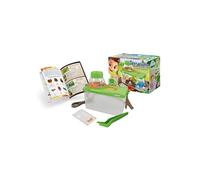 Buki Terrarium BL034 pour enfant 21,3x9,8x15,2 cm - Loupe amovible x6 - Livret illustré - Vert