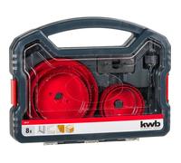 Ensemble De 5 Fraises HSS KWB Avec Valise Et Accessoires Cod.109178