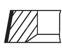 Jeu de segments de piston 029 78 N0 MAHLE pour SEAT VW
