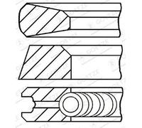 Goetze – Jeu de segments de piston 08-142500-00 pour Volvo FL6/FL B6 (1985-1999)