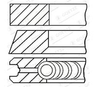 Jeu de segments de piston GOETZE ENGINE 08-434307-00