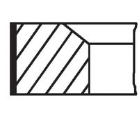 Jeu de segments de piston 081 RS 00120 0N0 MAHLE