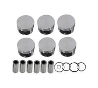 Jeu de Segments de Piston 5019316AB Compatible avec ECG 3,7 L Compatible avec 02-10 Ram 1500 Durango Dakota Liberty 3,7 L V6 GAZ