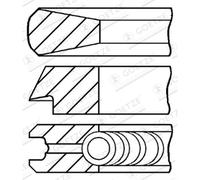 Jeu de segments de piston GOETZE 08-114400-45