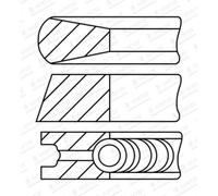 Jeu de segments de piston GOETZE 08-431900-10