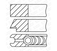Jeu de segments de piston GOETZE ENGINE 08-442900-10