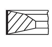 Jeu de segments de piston MAHLE 005 23 N2