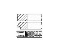 Jeu de segments de piston GOETZE 08-424300-00