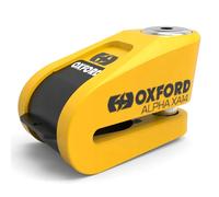 Oxford Rider Equipment Bloque-disque Alpha XA14 avec alarme Doré 14 mm