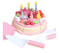 Jeu De Simulation De Gâteau Magnétique En Bois 3d, Ensemble De Cuisine Drôle, Jouets Éducatifs, Cadeaux Pour Enfants Et Bébés