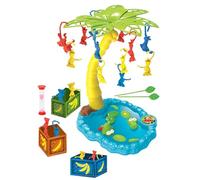 Jeu de singe rond pour tout-petits - Balançoire d'arbre d'escalade | Jouet de table éducatif Décoration intérieure interactive parent-enfant pour arrière-cour, animal d'équilibrage