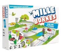 Jeu de société 1000 bornes Grand Classique Plateau - Version française - Set Jeu Mille bornes Enfant Adulte Famille + 1 Carte Tigre