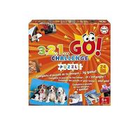 Educa - 3,2,1... GO Challenge Puzzle | Si tu ES Rapide et Agile, tu seras Peut-être Le Premier à compléter Ton Puzzle. Contient 24 Puzzles de 6 pièces : 2 à 5 Joueurs, à partir de 6 Ans (19390)