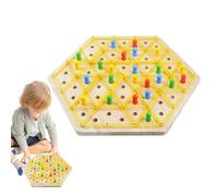 Jeu de société à carreaux triangle chaîne, jeu de société triangle avec élastique, jeu de puzzle stratégique triangle interactif | Jeux de puzzle multijoueur, jeux de famille de cattu
