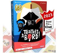 Jeu de société à identité secrète - ZVVN - Traîtres À Bord - 3 à 8 joueurs - Dès 10 ans - 20-30 minutes - Format voyage