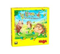 HABA 1305587001 Jeu de dés et de mémos pour Enfants à partir de 3 Ans, Jeu d'emboîtement pour 2 à 4 Joueurs, avec hérissons 3D et Feuilles à emboîter, favorise la motricité Fine et la Concentration