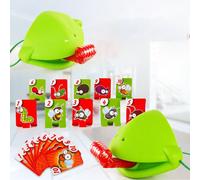 Jeu De Société Amusant, Bouche De Grenouille, Prise De Carte, Langue De Caméléon, Tic-Tac, Jouet De Fête En Famille, Ensemble De Jouets Rapides À Lécher