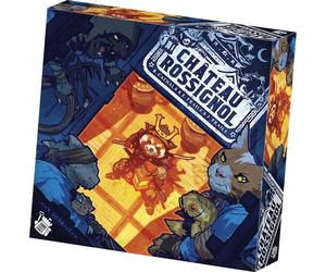 Jeu de société ASMODEE Château Rossignol, Ninja Cats contre Samurai, Duel asymétrique à 2 joueurs, Déduction, à partir de 10 ans Multicolore