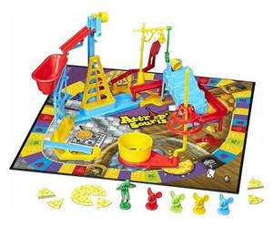 Jeu de société : attrap Souris pièges et Cascades de Folie Version française - Set Jeu Plateau Action avec Carte Animal - Enfant 6 Ans+