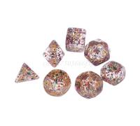 Jeu De Société Avec Chiffres Polyédriques, 7 Pièces/Ensemble, Dés À Faces Multiples, Pour Bar, Pub, R9ce