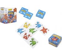 Jeu de société Bonaparte Aquario dans une boîte en métal 13x13x7,5cm.