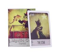 Jeu de société, carte de tarot architectural, 78 cartes avec construction robuste, système spirituel de 36 x 4 x 4 cm avec design intelligent, outil de lecture d'énergie mystique, pratique de