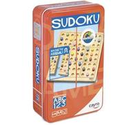 Cayro - Boîte Métal Sudoku - Jeu De Logique - Complétez La Grille 9 X 9 avec Les Chiffres 1 À 9 - pour 1 Joueur