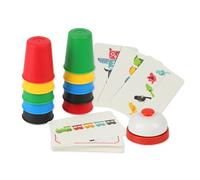 Jeu De Société Classique Pour Enfants, Jeu De Cartes, Gobelets Et Cartes De Vitesse, Jeu D'Intérieur En Famille, Jouet Éducatif Amusant À La Maison