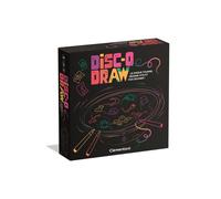 Jeu de société CLEMENTONI Disc-o Draw Party Game 3 à 6 joueurs 8+ Plateau rotatif Crayons Noir