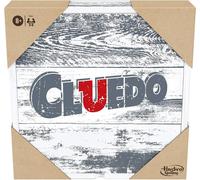 Hasbro Jeu de société Cluedo Édition rustique en bois – 8+ – 2 à 6 joueurs – Version française