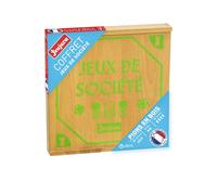 JeuJura – Coffret de jeux de société 8104 – plateaux en bois