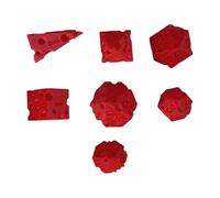 Jeu de société Cube de jeu en forme de fromage - 7 pièces - Jouet d'impression 3D - Décoration mignonne pour familles, adultes, amis, collègues, débutants