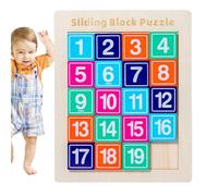 Jeu de société de puzzle coulissant, jeu de puzzle coulissant de numéros, jeux de puzzle en bois - Jeu de puzzle de chiffres avec motif de figures historiques chinoises pour ni