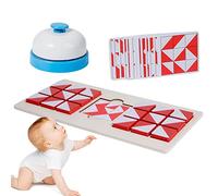 Jeu de société de Puzzle de Bataille - Puzzles en Bois Jouet Montessori pour Tout-Petit | Puzzles en Bois pour Tout-Petits Jouets de Puzzle d'apprentissage pour garçons et Filles de 2 Ans