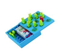 Jeu De Société De Stratégie Frog - Hoppers Frog Checkers | Jouet Éducatif pour, Jeu Amusant De Trémie De Grenouille pour L'apprentissage Préscolaire, Idéal pour Les De Plus De 3 Ans