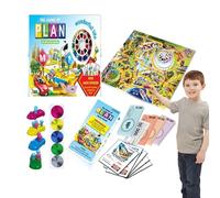 Jeu de société de Vie,Jeux de société Classiques of Life - Jeu de Familial éducatif interactif de Prise de décision pour et Adolescents, Jeu d'intérieur pour 2 à 4 Joueurs