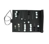Jeu de société de Voyage en PU, Jeu de société de Backgammon d ' échecs Pliable et Portable, Jeux de stratégie d ' échecs, stratégie Facile à Transporter