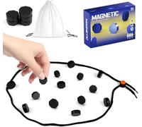 Jeu de Société d'Échecs, Jeu Aimant Magnetic, Jeux de Echec Portable pour Famille, Fête, Anniversaire et Noël