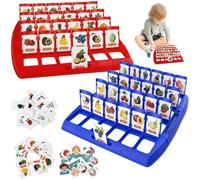 Jeu de société - Devinez Qui - 3 en 1 - Jeu de Devinettes - Pensée Logique - 2 joueurs ou plus