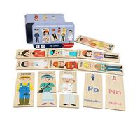 | Jeu de société éducatif interactif Amusant pour et Apprendre - Puzzles en Bois | pour Filles Jeunes écoles maternelles