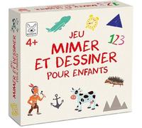Jeu de société éducatif pour enfants - ZUUKO - Mimer et dessiner - Dès 4 ans - 4 joueurs - 108 cartes