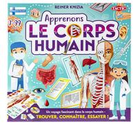 Jeu de société éducatif Tactic Apprenons le corps humain 7+ Anatomie coloré turquoise/pourpre/jaune