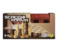Jeu De Société En Bois Checkers And Chess Deluxe 6036101