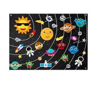 Jeu De Société En Feutrine 3D Avec Tableau D'histoires - Tableau D'histoires En Feutrine Pour , Activité Murale Sensorielle Pour L'apprentissage De La Narration, Panneau Mural Sensoriel Ṕour En