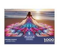 Jeu de société en Papier recy eauté Danseuse en Robe Multicolore pour Adultes 1000pcs 38x26cm - Décompression éducative. 1000pcs.