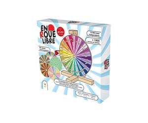 Jeu de société En Roue Libre Topi Games 60 roues interchangeables Fête 2 à 12 joueurs Multicolore