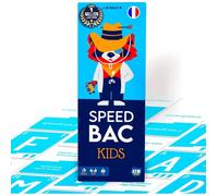 Jeu de société enfants - DEBSY - Speedbac - 2-7 joueurs - À partir de 7 ans - Petit Bac - 240 cartes - 18x7x6 cm - Bleu