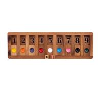 Jeu de société - ENGELHART - Shut the number - Jeu en bois écologique - À partir de 6 ans - 2 joueurs et plus