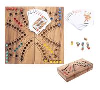 Jeu de Société - ENGELHART - Tock - Bois d'Acacia - Écologique - 2 à 4 Joueurs