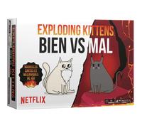 Jeu de société - Exploding Kittens - Bien vs Mal - 53 cartes - 2 à 5 joueurs - 15 min de jeu